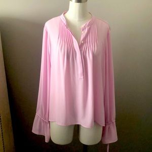 Jcrew blouse , pink in color, size large